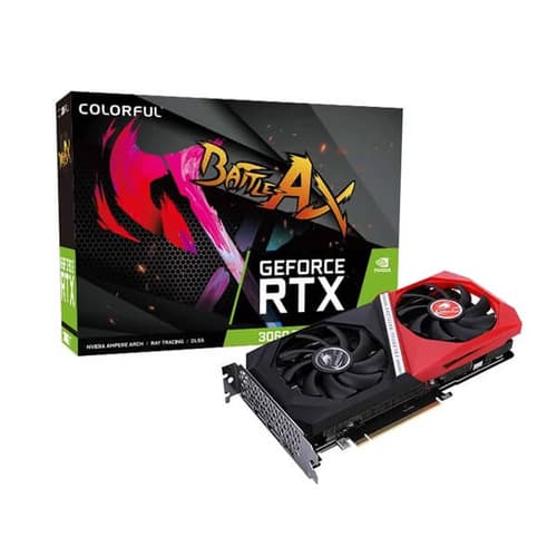 Colorful RTX 3060 Ti NB DUO V2 LHR-V Battle AX 8GB Gaming Graphics Card
